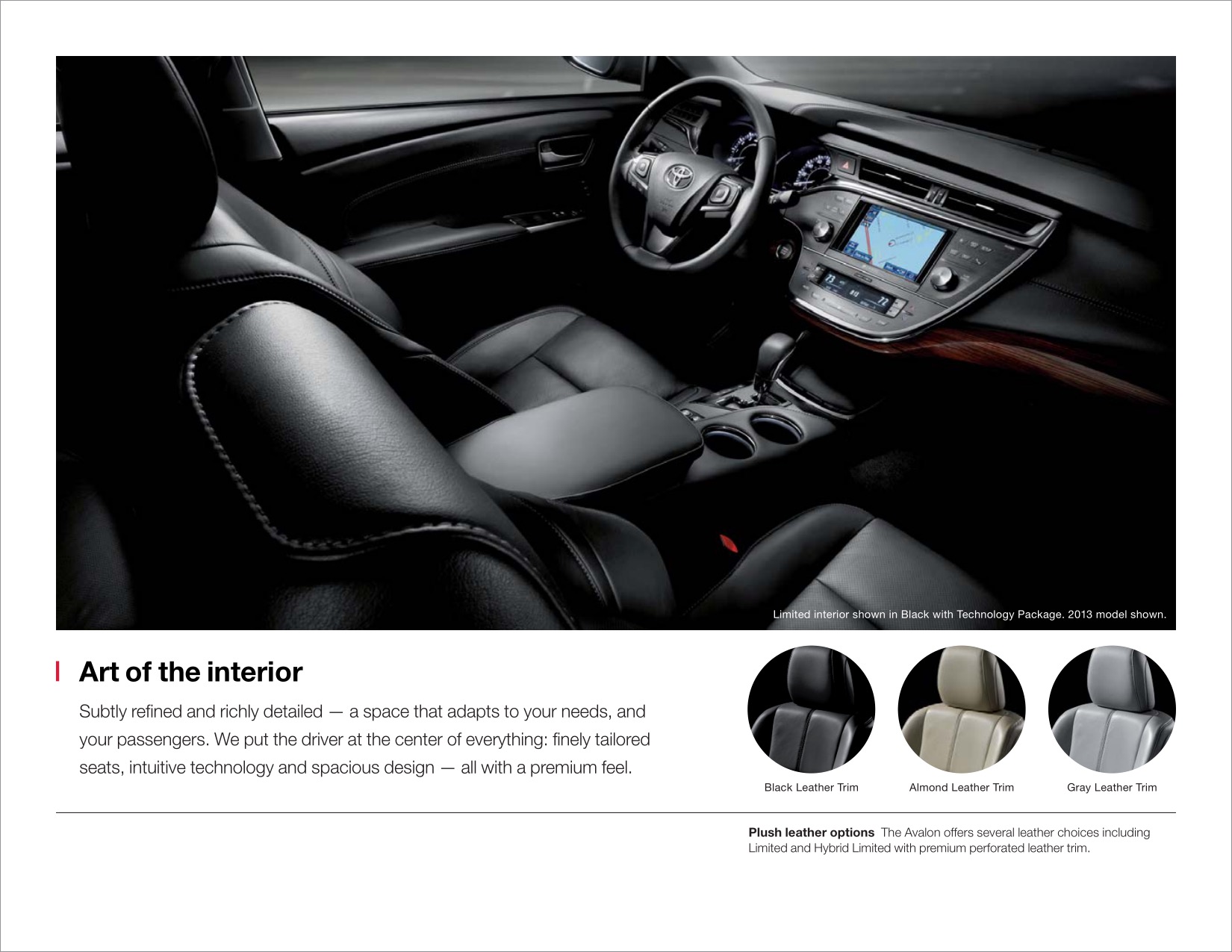 2014 Toyota Avalon Brochure Page 5